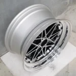 14/15/16inch 4*100/114.3 Black Polished Lip Gold Alloy Wheel Rim