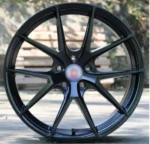 15-19 Inch Matte Black 5 Holes Aluminum Alloy Car Wheel Rim