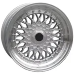 15/17inch Porsche Alloy Rim 8*100/114.3 Hub73.1mm Silver Spokes - Image 2