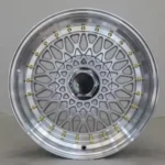 15/17inch Porsche Alloy Rim 8*100/114.3 Hub73.1mm Silver Spokes - Image 4