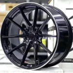 16 17 Inch 5X114.3 Black Alloys Aluminum Rims for Rays CE28 - Image 2