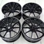 16 17 Inch 5X114.3 Black Alloys Aluminum Rims for Rays CE28