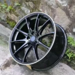 16 17 Inch 5X114.3 Black Alloys Aluminum Rims for Rays CE28 - Image 3