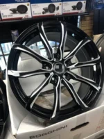 17-22 Inch 5 Holes Black Milled Car Wheels Rims New Design