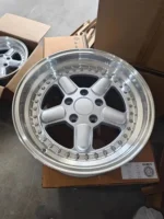 17-18 Inch 5 Holes Silver Rivet Aluminum Alloy Wheel Rims