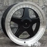 17 Inch 5X100/5X114.3 5 Spoke Deep Lip Alloy Car Rims - Image 3