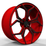 17 Inch 5 Spoke Forged Rims 5X112 5X114.3 5X120 5X130 Hub Wheels