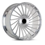 18 Inch 5X112 Alloy Wheel Oy17193 Polish Multi Spoke Rim - Image 2