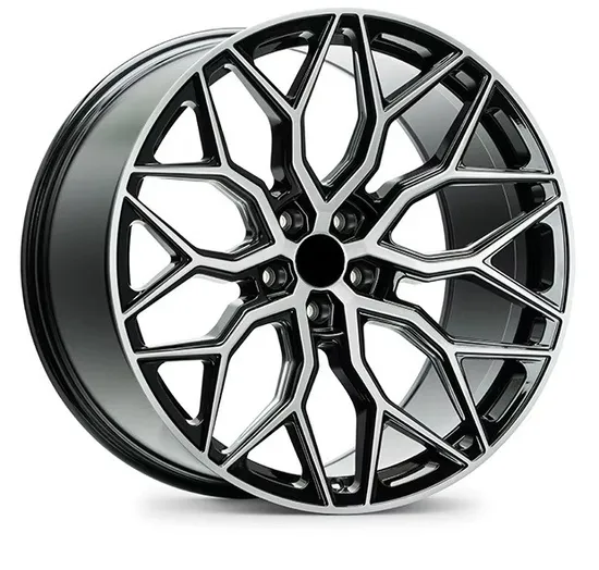 18 Inch 5X112 Silver Gloss Black Alloy Aluminum Wheels Car Rims