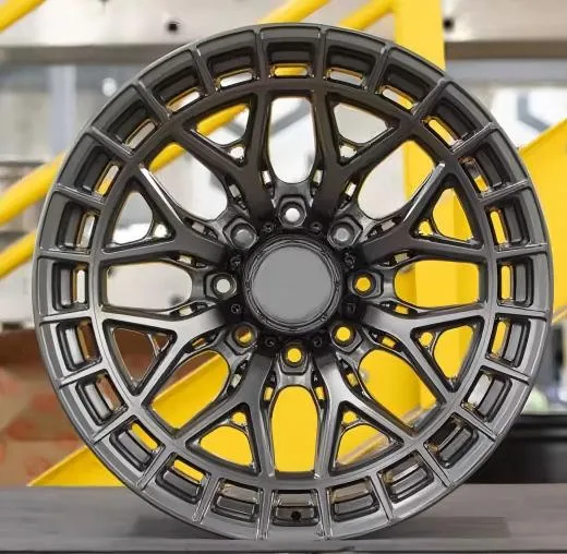 19 Inch 6*139.7 Flow Form Alloy Rims Matt Black/Silver Offroad/SUV