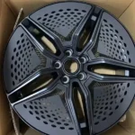 2024 Custom Forged Wheels 19*9.5 PCD5*114.3 Et35-45 Gloss Black Rims - Image 3