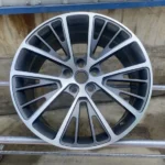 5 Holes Alloy Car Wheel Gunmetal Gray Silver Painting Durable Car Wheel Rims - Image 2