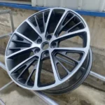 5 Holes Alloy Car Wheel Gunmetal Gray Silver Painting Durable Car Wheel Rims - Image 3