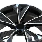 5-Holes Black Painting Replica Aluminum Alloy Passenger Car Wheel - Image 4