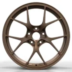 5 Spokes 5 Holes Aluminum Bronze Car Wheel Rims - Image 2