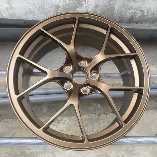 5 Thin Spokes 5 Holes Aluminum Alloy Bronze Car Wheel Rims Wholesale and Retail with Popular Style
