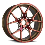 6X135/6X5.5/6X139.7 Black Red Tint Car Wheel OEM ODM - Image 2