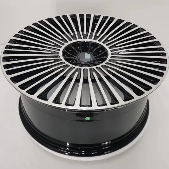 A356-Aluminum-Alloy-6-Holes-Black-Machined-Face-Car-Wheel-Rim A356 Aluminum Alloy 6 Holes Black Machined Face Car Wheel Rim - Image 1