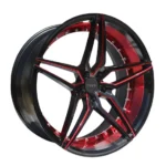 AC01 Gloss Black Red Inner Deep Concave Car Rim Alloy Wheels 19-22 - Image 2