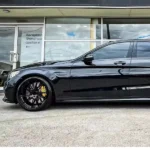 Aftermarket Matte Black 5 Holes Aluminum Alloy Car Wheel Rims with Beautiful Spokes