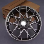 Aftermarket Wheel Rim Black Finished 5 Holes Car Wheel
