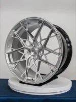 Aftermarket Wheel Rim Black Finished 5 Holes Car Wheel - Image 4