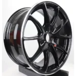 Alloy Casting 16 17 18 Inches 5X114.3 5X120 Rims Black Machined Line Ready to Ship Rims Wheel Original New Design for Passenger Car Wheels