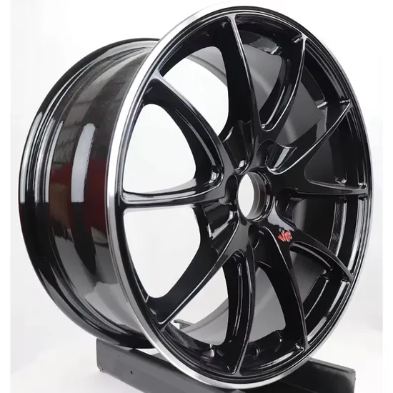 Alloy Casting 16 17 18 Inches 5X114.3 5X120 Rims Black Machined Line Ready to Ship Rims Wheel Original New Design for Passenger Car Wheels