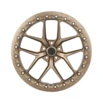 Forged 5Hole Gold Chrome Aluminum Alloy Car Rims Wholesale - Image 2