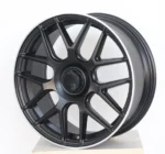 Alloy Wheel Rim Black Half Machined Face 5 Holes Wholesale Aluminum Alloy Wheel Rim - Image 2
