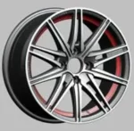 Auto Parts 15inch Black Machine Face Wheel Hub Alloy Wheel for Car - Image 4