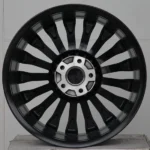 Beautiful 5 Holes 20 Inch Flow Formed Black Machined Car Wheel