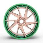 Best Selling Golden Wheel Car Accessories Rims for Toyota Amg RS6 Alloy Forged Spare Parts Wheel Alloy Wheel for Cars