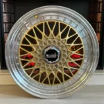 Black Gold Polished 4 Holes 14-16 Inch Car Wheel Rims - Image 2