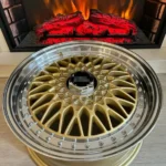 Black Gold Polished 4 Holes 14-16 Inch Car Wheel Rims