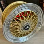 Black Gold Polished 4 Holes 14-16 Inch Car Wheel Rims - Image 3