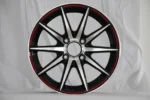 Black Machine Face 13 14 15 Car Racing Mag Wheels PCD 98~100 with 4/5 Hole Aftermarket Alloy Wheels - Image 4