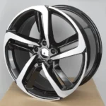 Black Machine Face Aluminum Alloy Wheel Rims for Japanese Car - Image 3