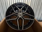 Black Silver Bronze 5 Holes Aluminum Alloy Car Wheels