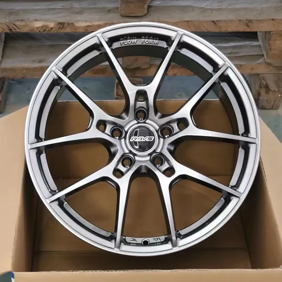 Black Silver Color Aftermarket 5 Holes High Performance Aluminum Alloy Wheel Rims