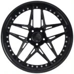 Black Thin Spokes Car Wheel Accessories Auto Spare Parts Racing Car Aluminum Alloy Wheel Rims - Image 2