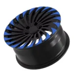 Blue Black 15 16 17 18 19 Inch Full Size Black Replica Wheel Car Wheel Durability Car Accessories