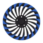 Blue Black 15 16 17 18 19 Inch Full Size Black Replica Wheel Car Wheel Durability Car Accessories - Image 3