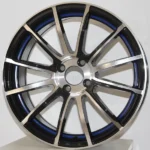 Brozen Wheel 17inch Black Machined Red Rims - Image 4