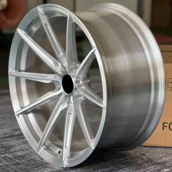 Brushed Silver Customized Forged 5X112 5X120 Wheel Rims Alloy Passenger Car Wheels