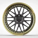 15/16 Inch 5*114.3 Gold Lip Casting Alloy Rims