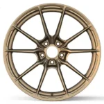 5 Hole Brushed Bronze Forged Car Alloy Wheel Rim - Image 2