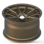 5 Hole Brushed Bronze Forged Car Alloy Wheel Rim - Image 3