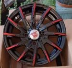 Car Rim Alloy Wheel Red Wheels Auto Part - Image 3