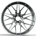 Casting A356 Aluminum Alloy Car Wheel 5 Holes Black Car Wheel Rims